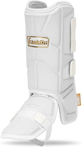 Franklin Sports Baseball + Softball Leg Guard - PRT Series Adult Shin + Foot Batting Shield - Right + Left Hand Hitters