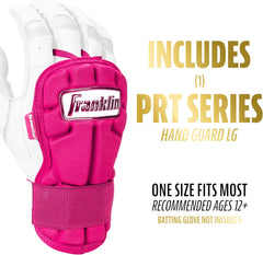 Franklin Sports Baseball Hand and Wrist Guard - PRT LG Series Adult Protector for Batting - Protective Shield for Right and Left Hand Hitters - One Size - Adult
