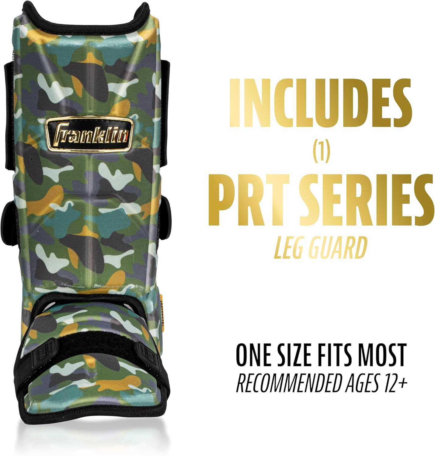 Franklin Sports Baseball + Softball Leg Guard - PRT Series Adult Shin + Foot Batting Shield - Right + Left Hand Hitters