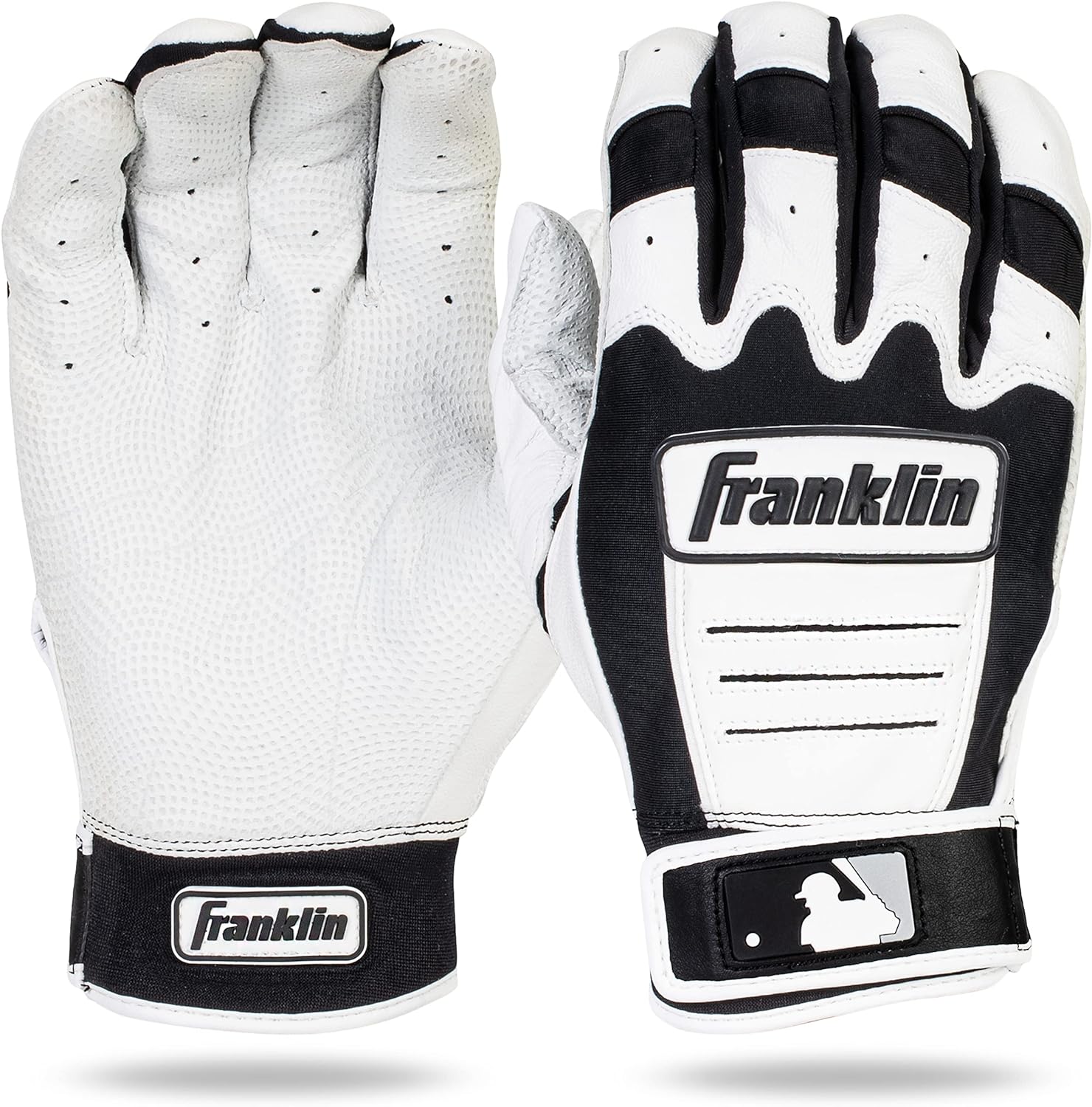 Franklin Sports MLB Baseball Batting Gloves - CFX Pro Adult + Youth Batting Glove Pairs - Baseball + Softball Batting Gloves - Multiple Sizes + Colors
