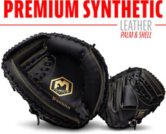 Franklin Sports Baseball + Softball Gloves - Field Master Adult + Youth Baseball + Softball Gloves - Right Hand + Left Hand Gloves - Infield + Outfield Mitts - Multiple Sizes + Colors