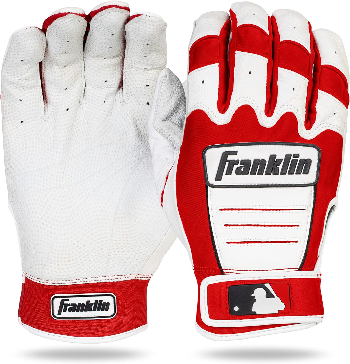 Franklin Sports MLB Baseball Batting Gloves - CFX Pro Adult + Youth Batting Glove Pairs - Baseball + Softball Batting Gloves - Multiple Sizes + Colors