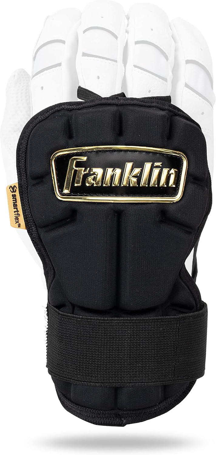 Franklin Sports Baseball Hand and Wrist Guard - PRT LG Series Adult Protector for Batting - Protective Shield for Right and Left Hand Hitters - One Size - Adult