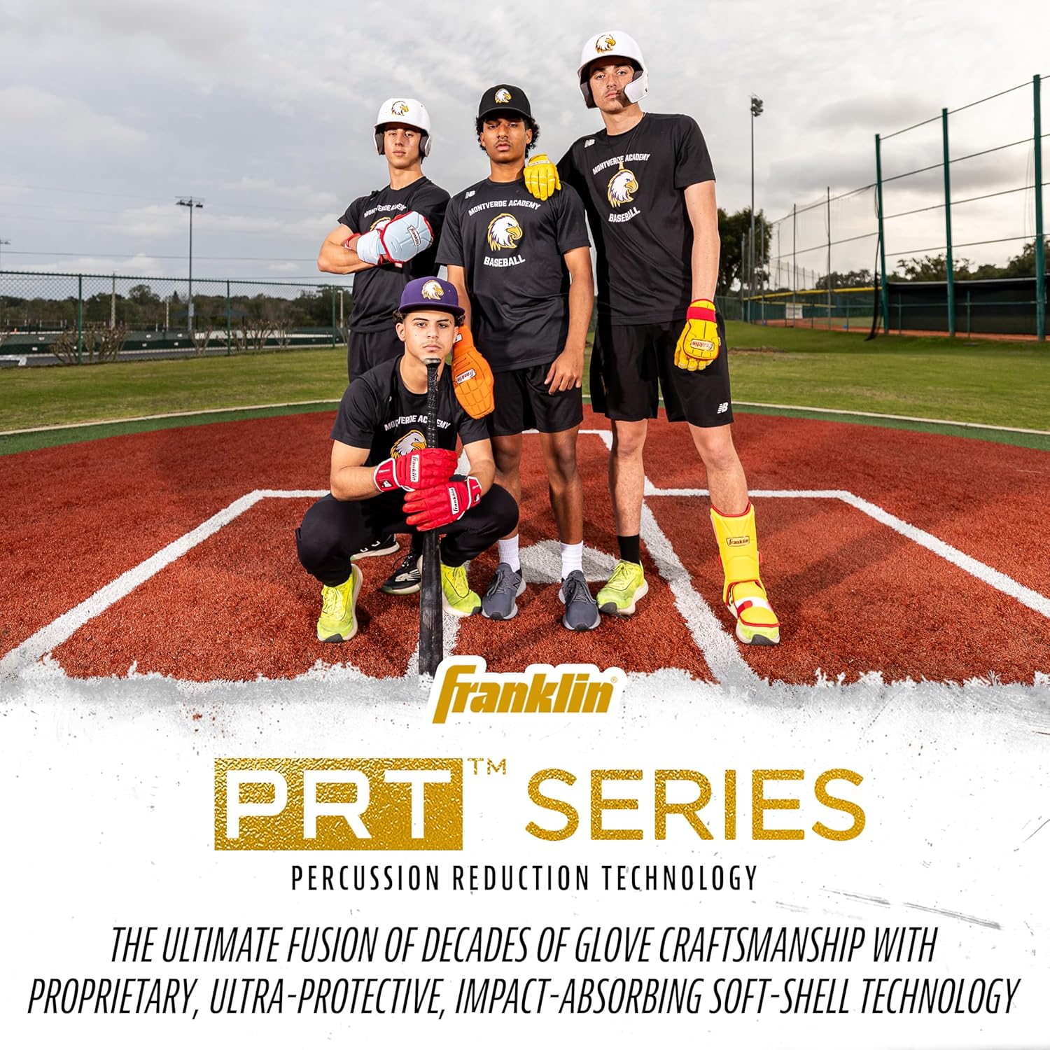 Franklin Sports Baseball + Softball Leg Guard - PRT Series Adult Shin + Foot Batting Shield - Right + Left Hand Hitters