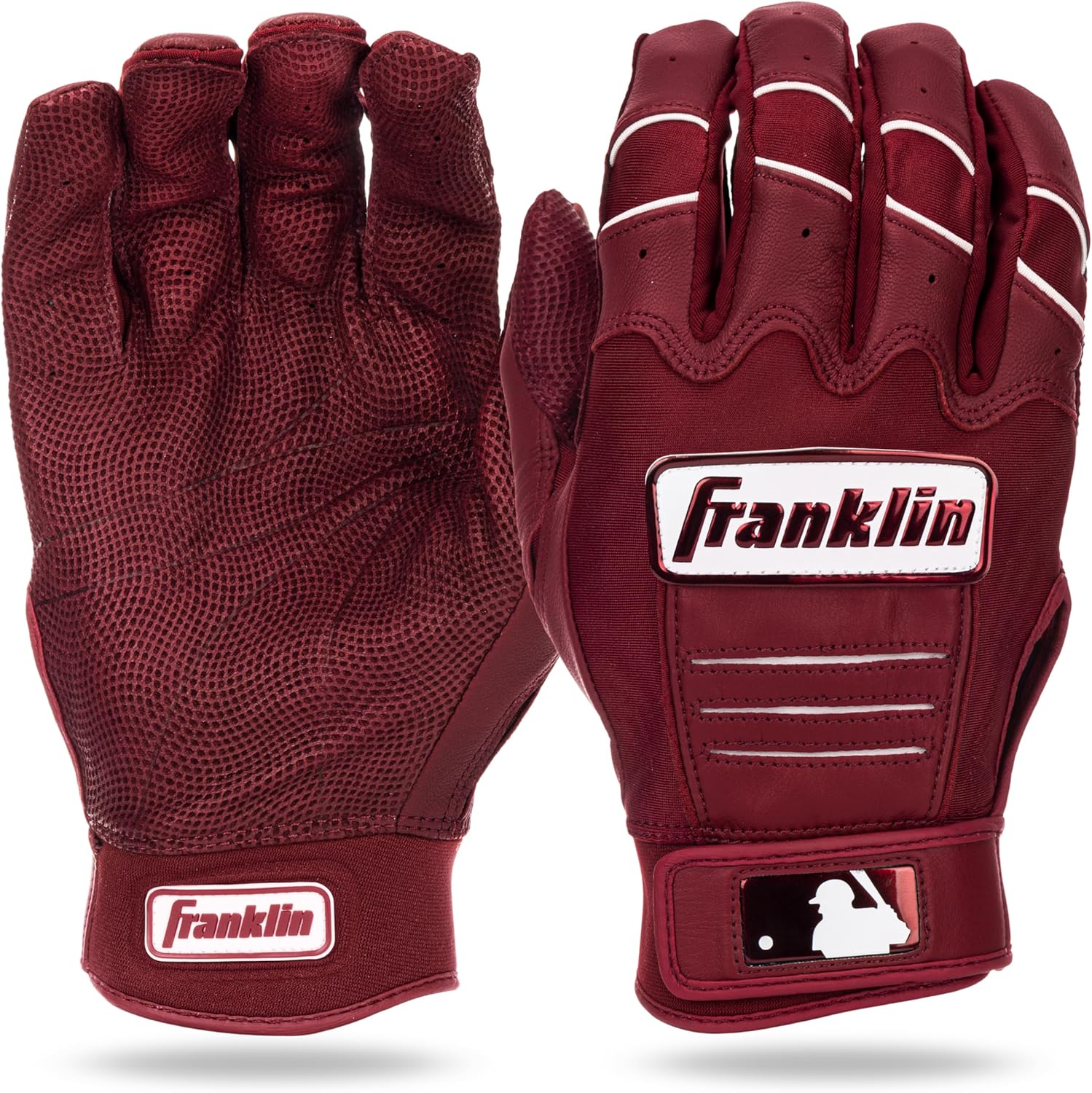 Franklin Sports MLB Baseball Batting Gloves - CFX Pro Adult + Youth Batting Glove Pairs - Baseball + Softball Batting Gloves - Multiple Sizes + Colors