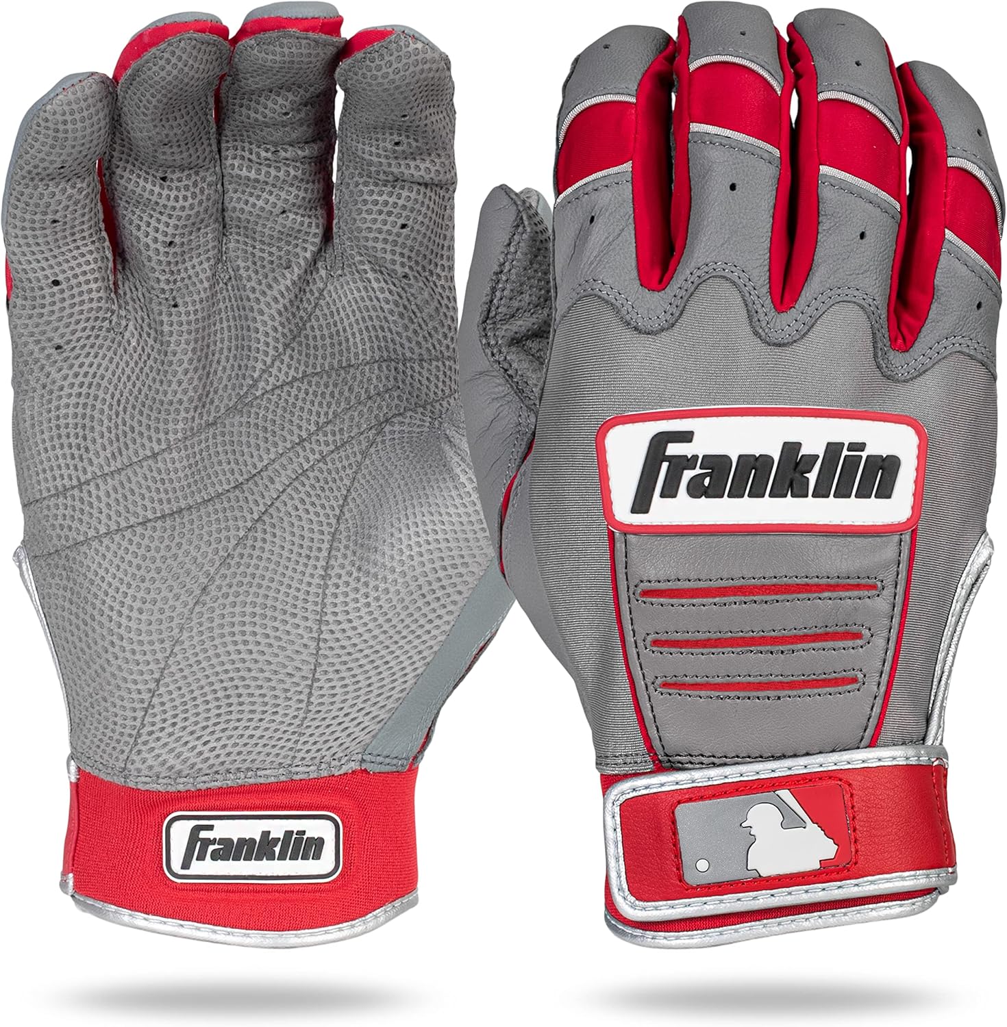 Franklin Sports MLB Baseball Batting Gloves - CFX Pro Adult + Youth Batting Glove Pairs - Baseball + Softball Batting Gloves - Multiple Sizes + Colors