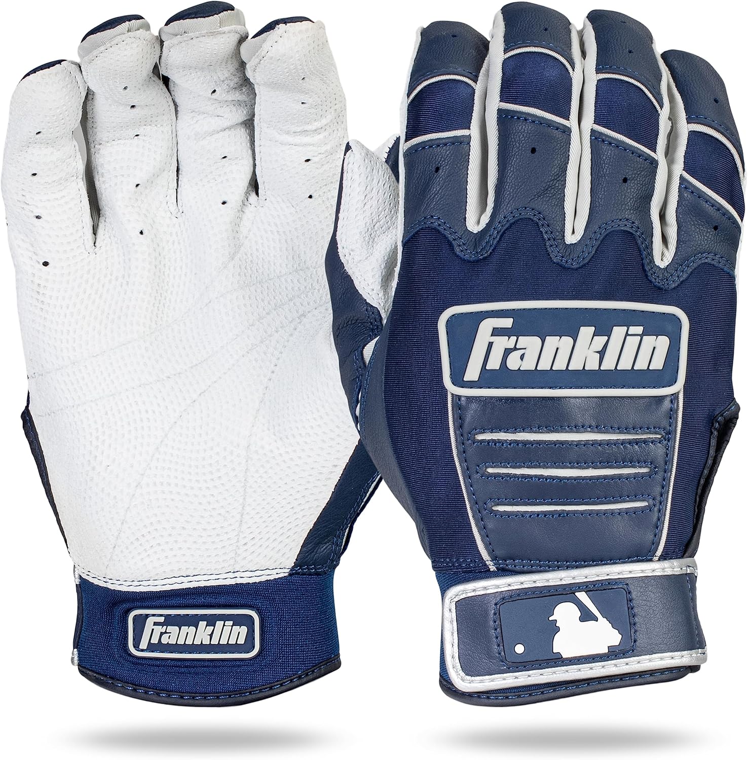 Franklin Sports MLB Baseball Batting Gloves - CFX Pro Adult + Youth Batting Glove Pairs - Baseball + Softball Batting Gloves - Multiple Sizes + Colors