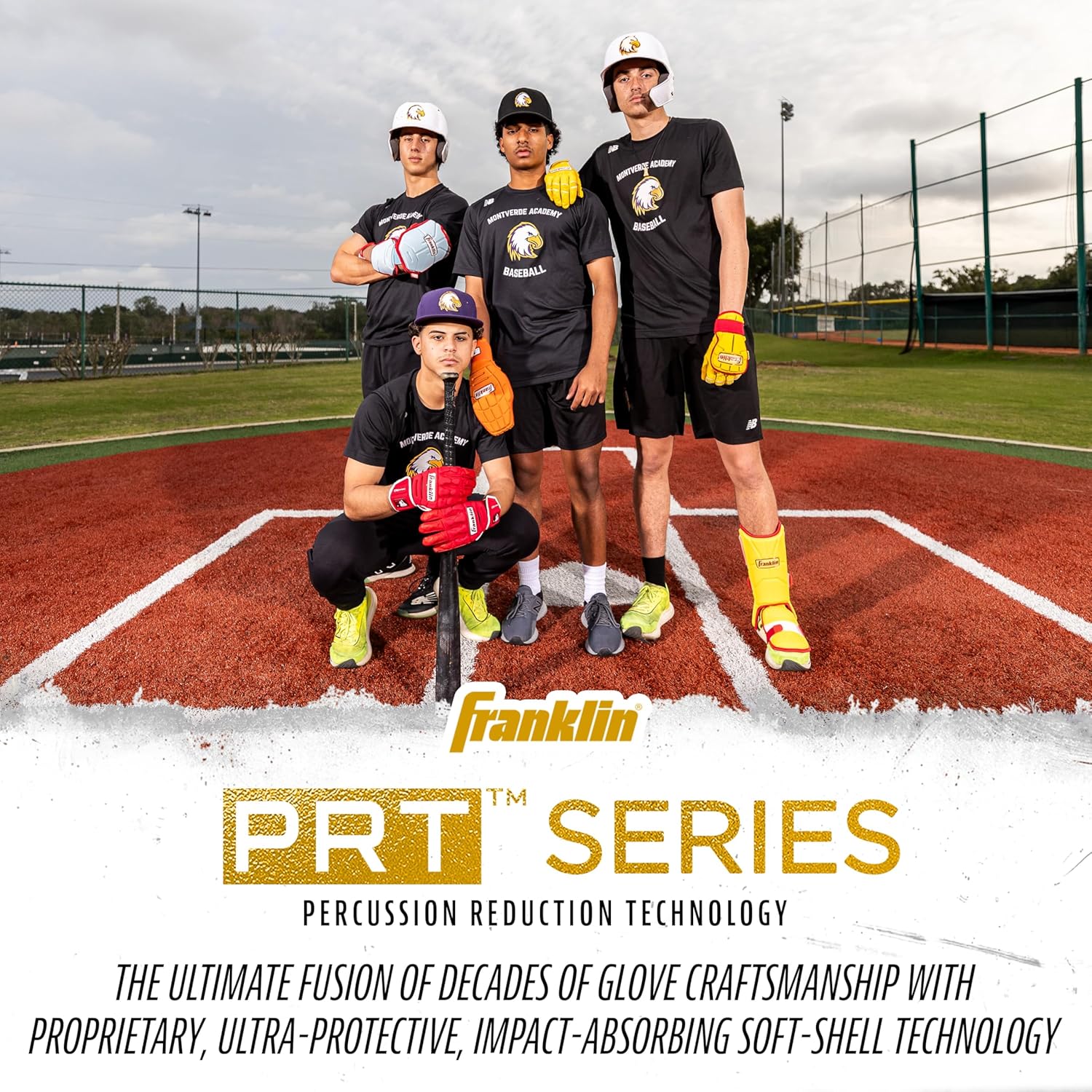 Franklin Sports Baseball + Softball Leg Guard - PRT Series Adult Shin + Foot Batting Shield - Right + Left Hand Hitters