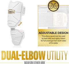 Franklin Sports Baseball Elbow Guard - PRT Series Adult Baseball + Softball Elbow Shield for Batting
