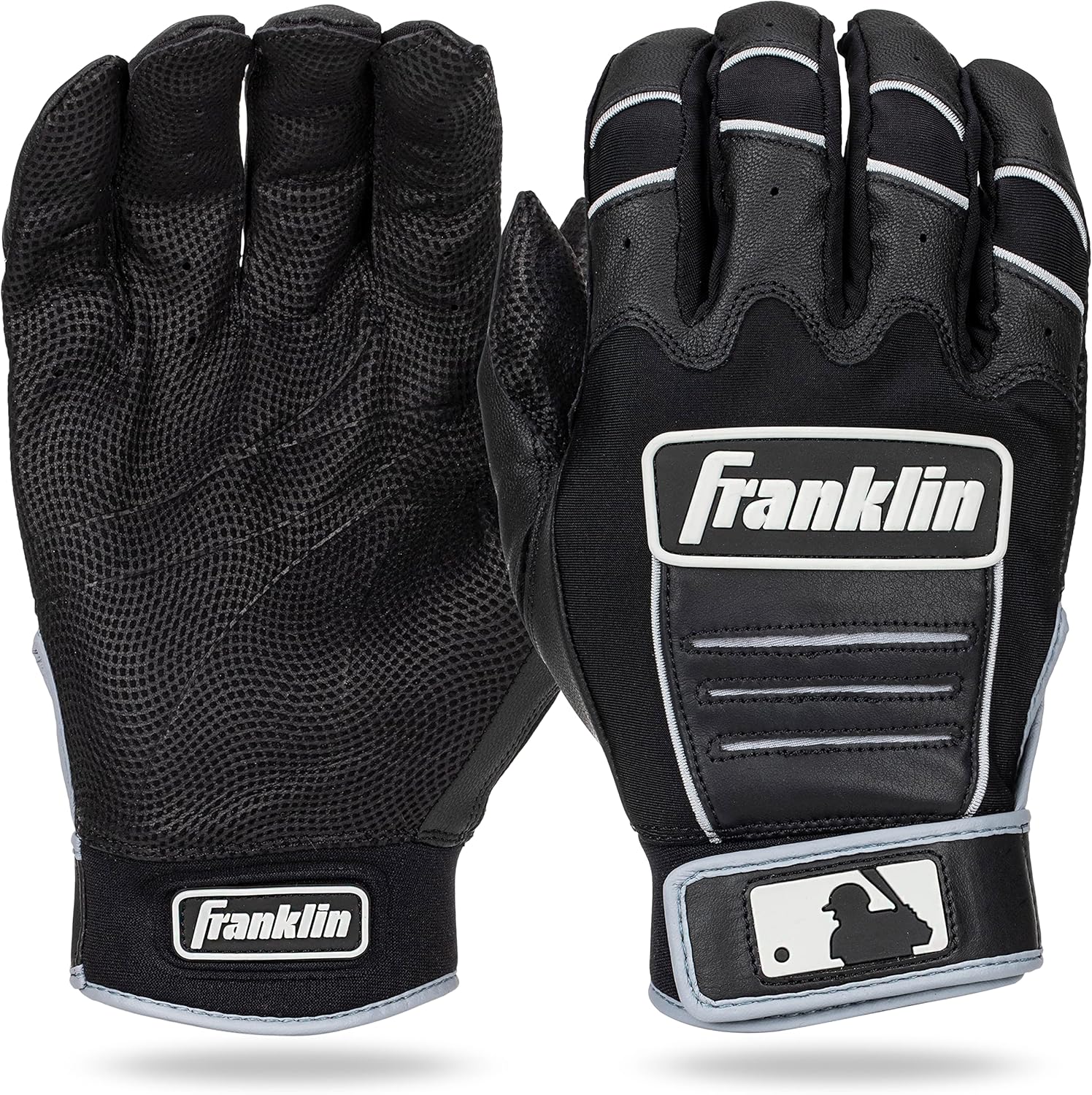 Franklin Sports MLB Baseball Batting Gloves - CFX Pro Adult + Youth Batting Glove Pairs - Baseball + Softball Batting Gloves - Multiple Sizes + Colors